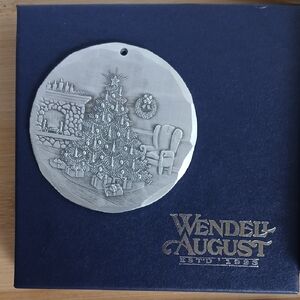 Wendell August Forge Christmas Tree Ornament Aluminum 1998